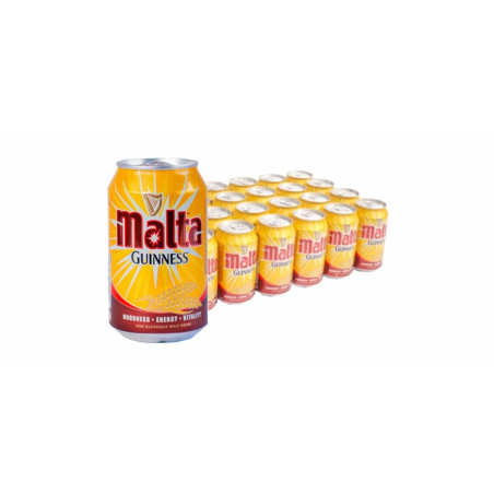 Malta Guinness Can Carton x 24, 330ml - Delivered in UAE by OJAMEA.COM