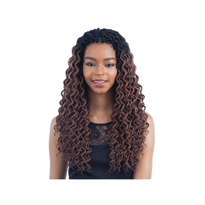 Model Model Glance Crochet Braid 2X Lite Soft Curly Faux Loc 20''