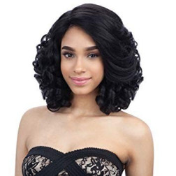 FreeTress Equal Synthetic Hair Wig Invisible L Part Miami (1B)