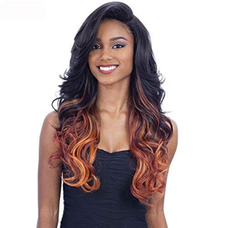 Freetress Equal Synthetic 5 Inch Lace Part Volume Bang Wig - Vina H...