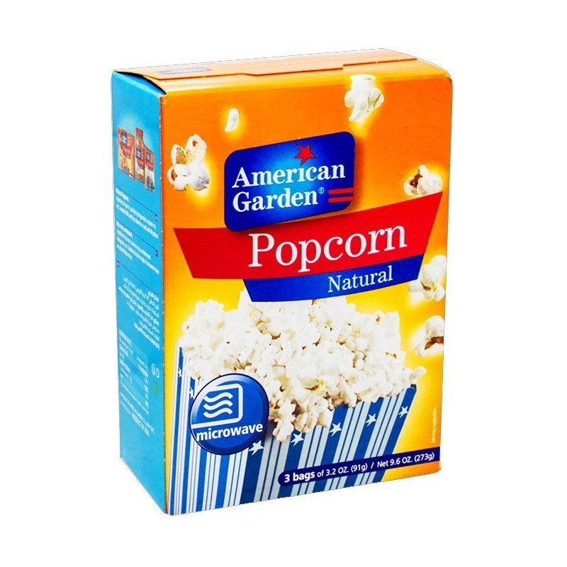 American garden popcorn natural 273g