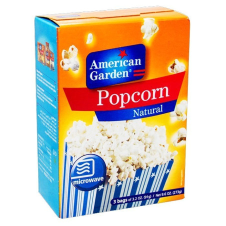 American garden popcorn natural 273g