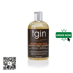 Tgin Moisture Rich Sulfate Free Shampoo 13OZ