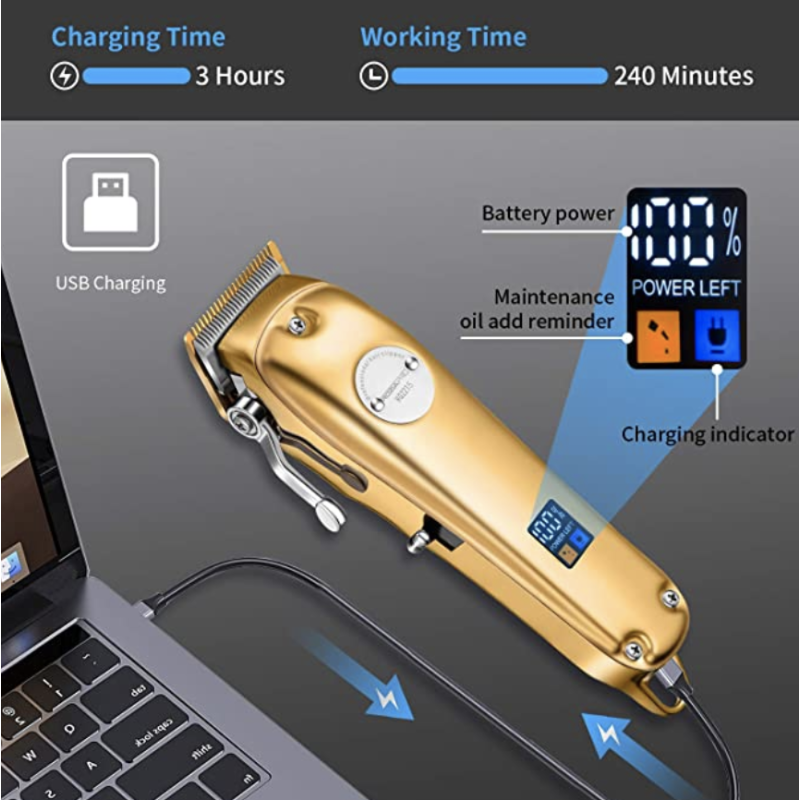 Roziahome HQ2215 Rechargeable Hair Clippers for Men Cordless