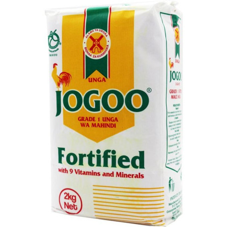 The Jogo Maize Meal Fortified 2 KG is an excellent source of vital ...
