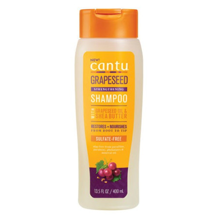 Cantu’s Grapeseed Strengthening Shampoo is crafted with the award-w...