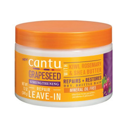 Repair and restore dry, brittle hair with Cantu’s Grapeseed Strengt...