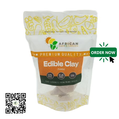 Edible Clay (Kalaba) 100g by African Farm & Gardens (AFG)