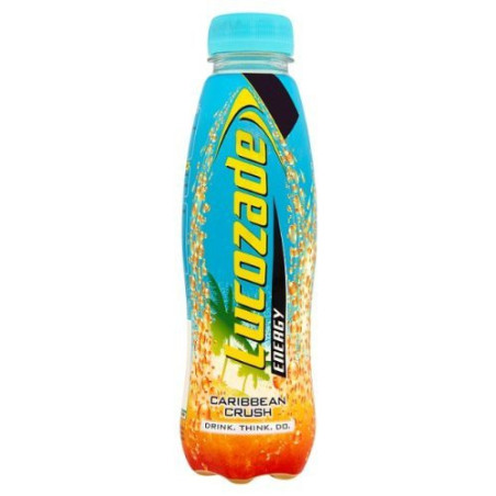 Lucozade Energy Caribbean Crush is a sparkling tropical fruit and c...