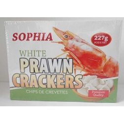SOPHIA WHITE PRAWN CRACKERS 227G