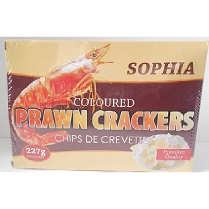 SOPHIA COLOUR PRAWN CRACKERS 227G