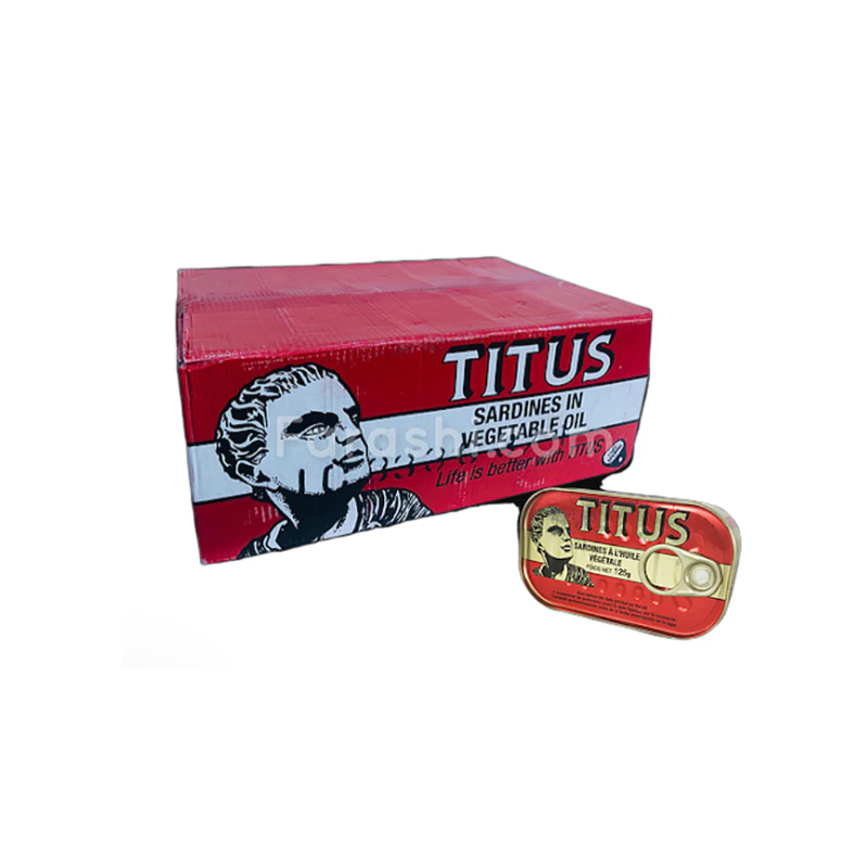 Titus Sardines in Vegetable Oil 1Cartoon
