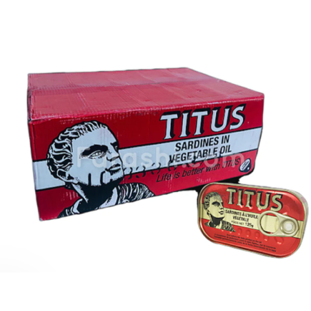 Titus Sardines in Vegetable Oil 1Cartoon