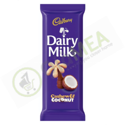 cadbury coconut and cashew...