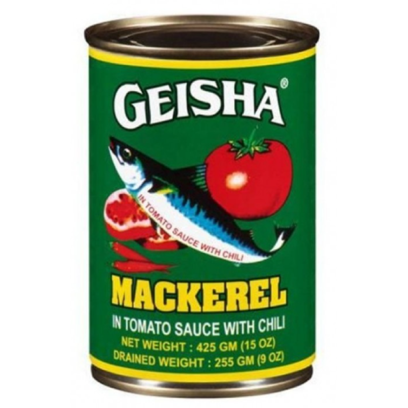 Geisha Mackerel in Tomato Sauce with Chili, 15oz