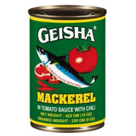 Geisha Mackerel in Tomato Sauce with Chili, 15oz