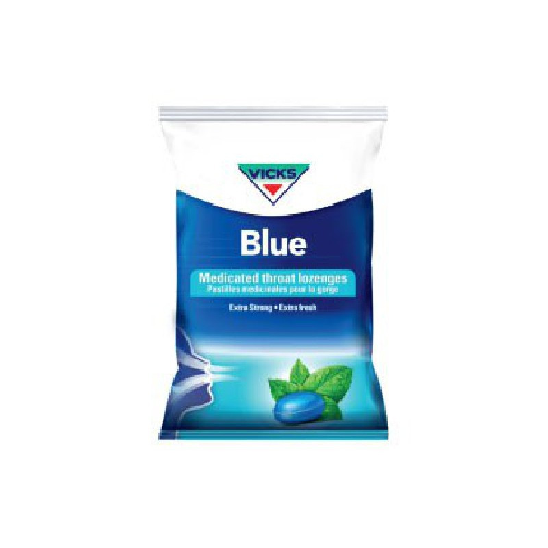 Vicks Blue Medicated throat lozenges