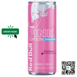 Red Bull The Pink Edition Sugarfree - Wild Berry 250ml Unleash the ...