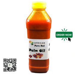 Pure Red Palm Oil 1L African Farm & Gardens - Delivered UAE by OJAMEA.COM