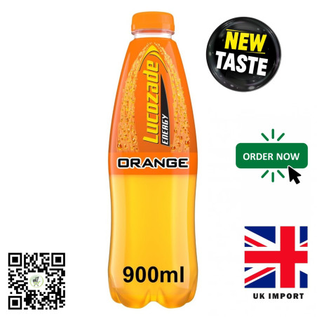 Lucozade Orange Energy Drink Orange 900ml (UK Import) - NEW
