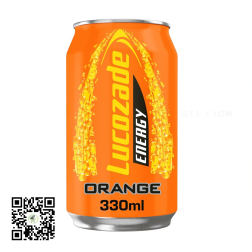 Lucozade Energy Drink Orange 330ml Can