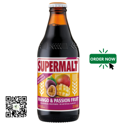 Exhilarating blend of flavors with the Supermalt Mango & Passion Fr...