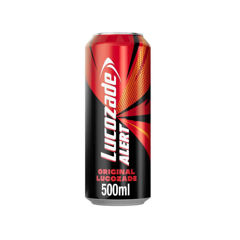 Lucozade Alert Original Energy Drink 500ml Can