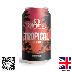 Old Jamaica Tropical Soda 330ml Can (UK Import)| Delivered in Dubai & UAE by OJAMEA.COM