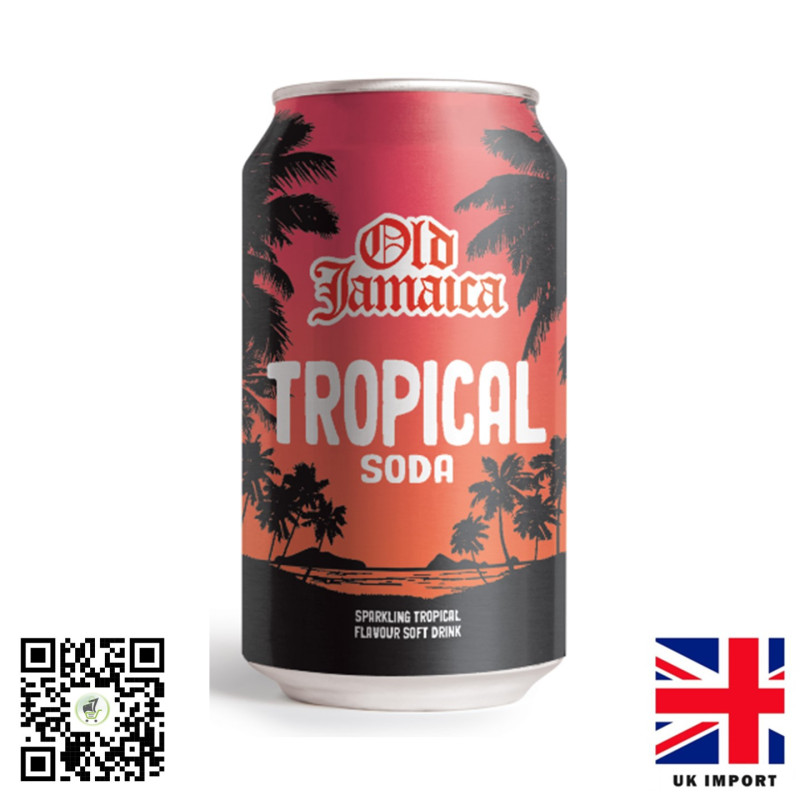Old Jamaica Tropical Soda 330ml Can