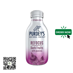Purdey's Natural Energy Refocus Dark Fruits Drink 330ml