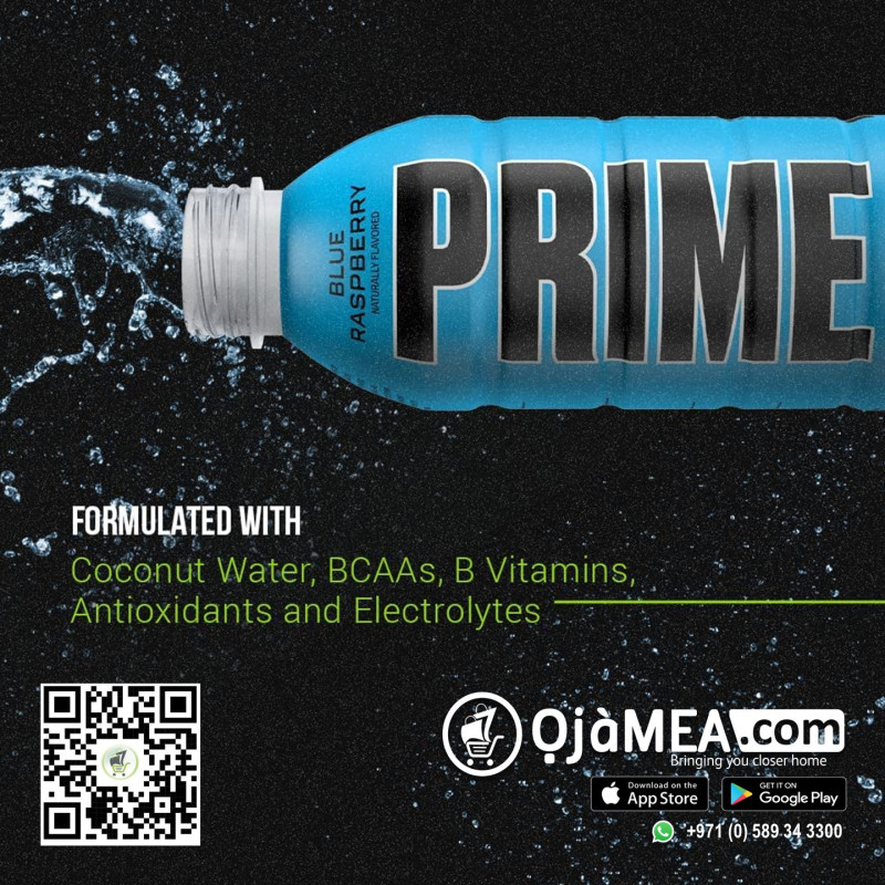Prime Blue Raspberry Hydration Drink 330ml