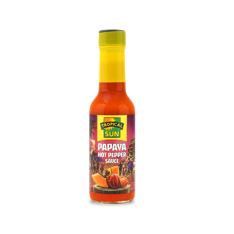 Tropical Sun Papaya Hot Pepper Sauce 148ml