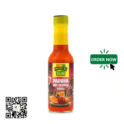 Tropical Sun Papaya Hot Pepper Sauce 148ml