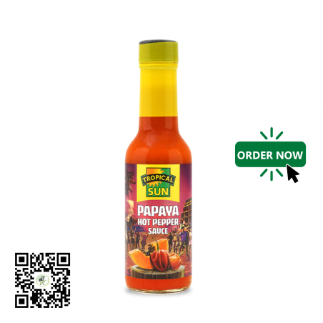 Tropical Sun Papaya Hot Pepper Sauce 148ml