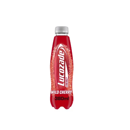 Lucozade Energy Drink Wild Cherry 380ml (UK)