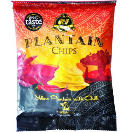 Olu Olu Yellow Sweet Plantain Chips with Chilli (20g) | Delivered Dubai & UAE by OJAMEA.COM