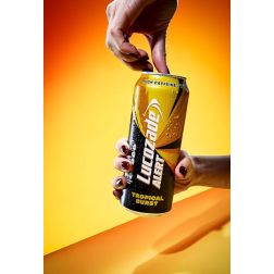 Lucozade Alert Tropical Energy Drink 500ml Can