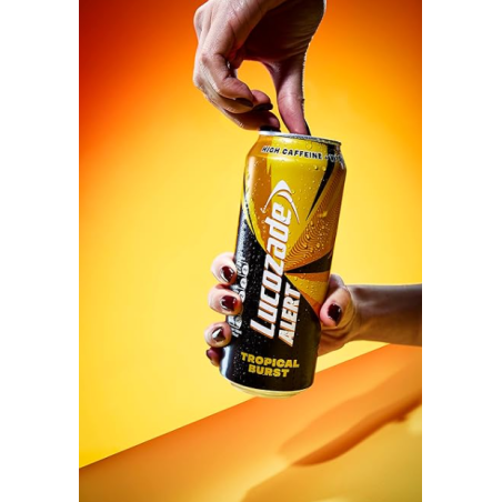 Lucozade Alert Tropical Energy Drink 500ml Can