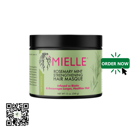 Mielle Organics Rosemary Mint Strengthening Hair Masque 12oz