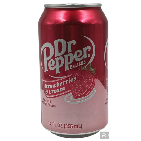Dr Pepper Strawberries & Cream 355ml