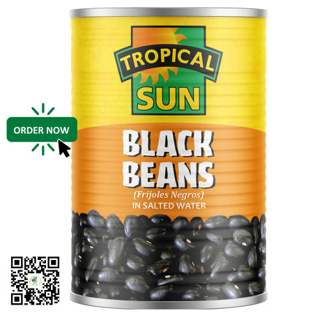 Tropical Sun Black Beans 400g - Canned