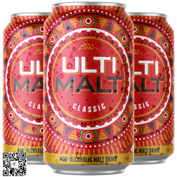 The timeless delight of ULTI Malt Classic Drink in a convenient 330...