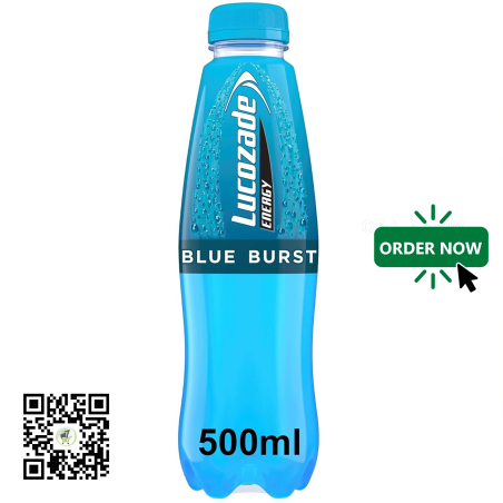 Lucozade Energy Blue Burst 500ml (UK Import) - NEW