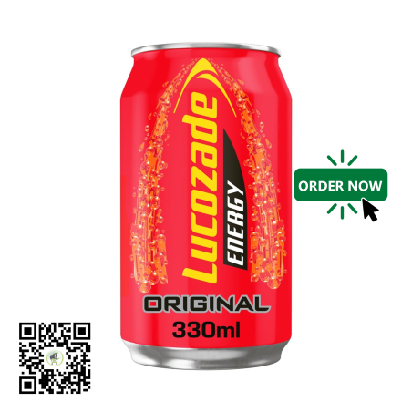 Lucozade Energy Original Drink 330ml can