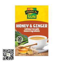 Tropical Sun Honey & Ginger Tea 20bags