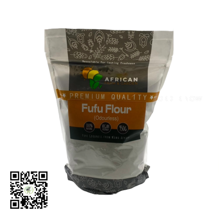 Cassava Fufu (Odourless) 950g by African Farm & Gardens (AFG)