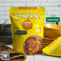 Chumbys Native Jollof Rice Mix (with Palm Oil) 372g