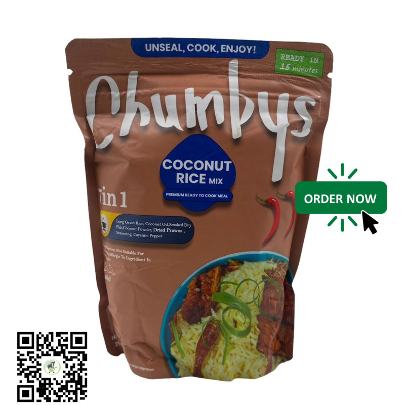 Chumbys Coconut Rice Mix 215g