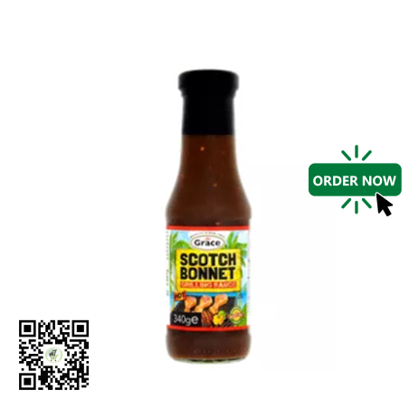 Grace Scotch Bonnet Grilling Hot Sauce 340g