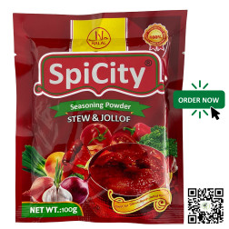 SpiCity Seasoning Powder Stew & Jollof - 100g Elevate Your Culinary...